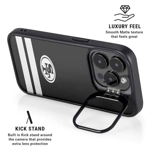 NFL San Francisco 49ers Shutout iPhone 15 Pro Kickstand Case